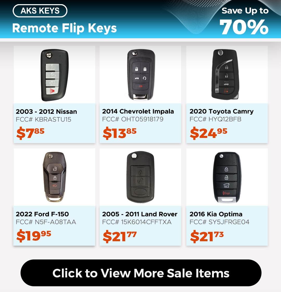 Remote Flip Keys