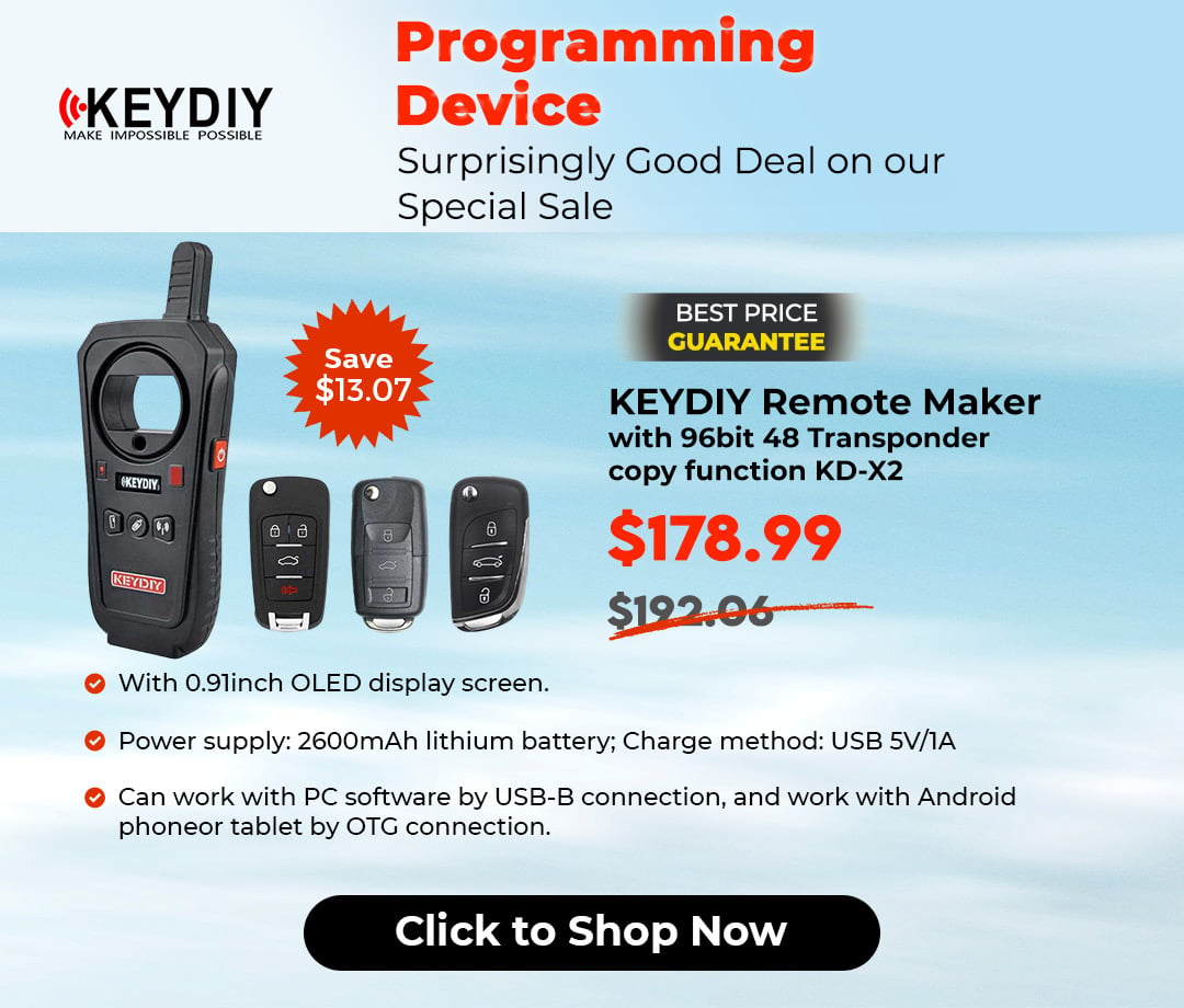 KEYDIY Remote Maker with 96bit