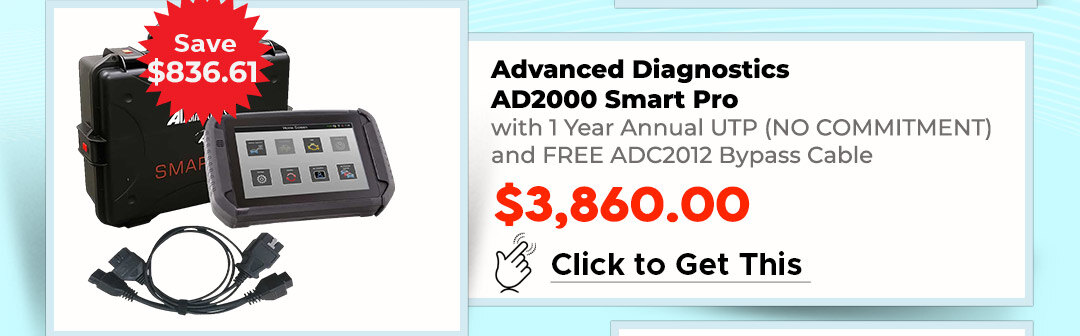 Advanced Diagnostics AD2000 Smart Pro 